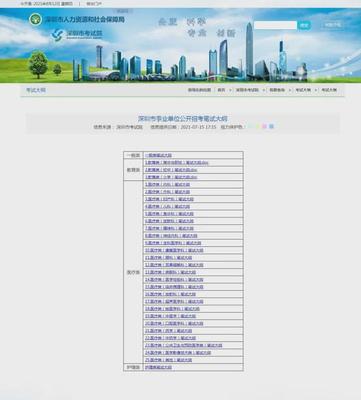 深圳事業(yè)單位公開(kāi)招考筆試大綱已出!公告發(fā)布不遠(yuǎn)了?